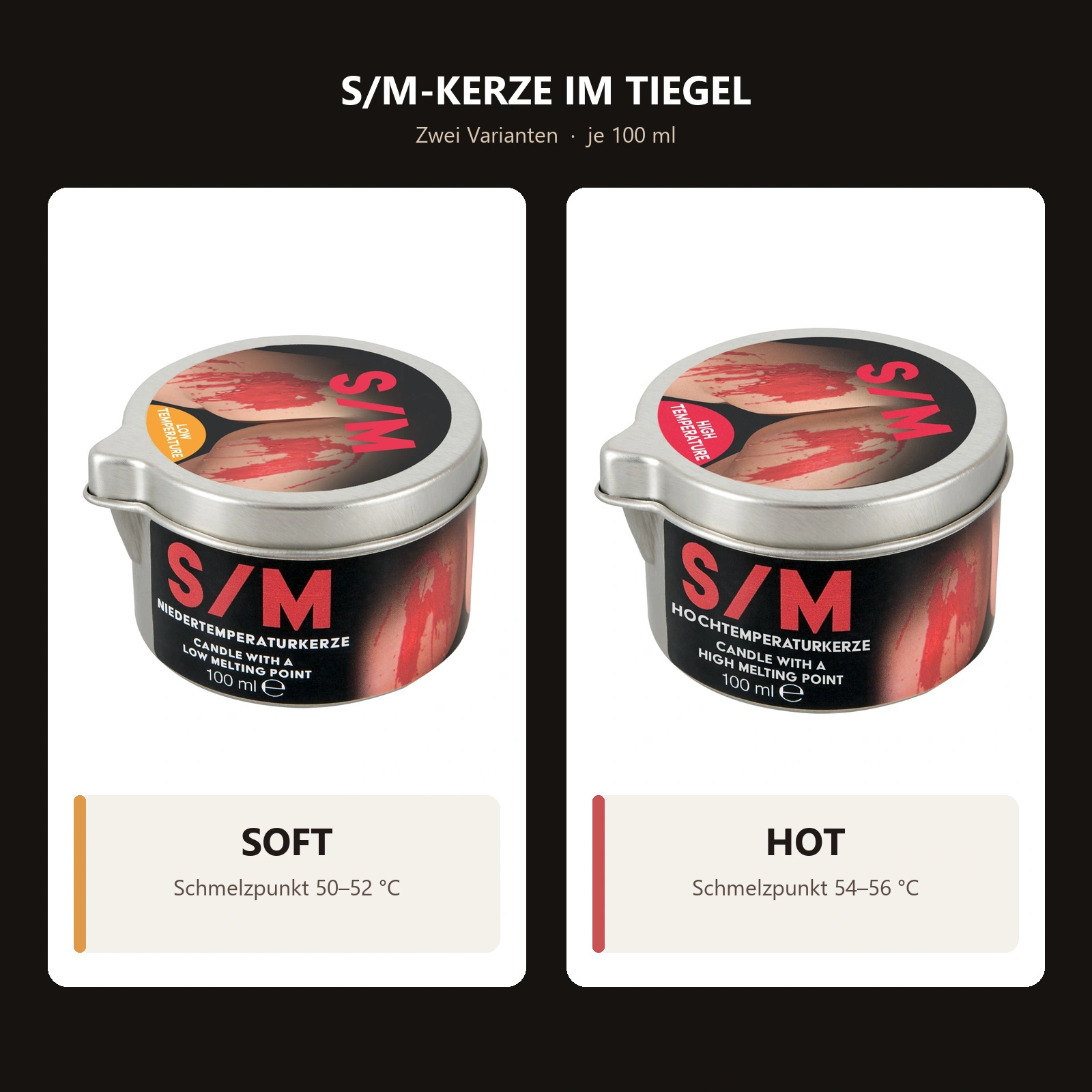 S/M-Wachsspiel-Kerze im Tiegel – Soft