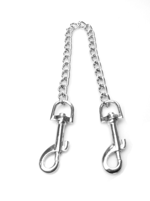 Karabinerhaken mit Kette, Länge ca. 30cm