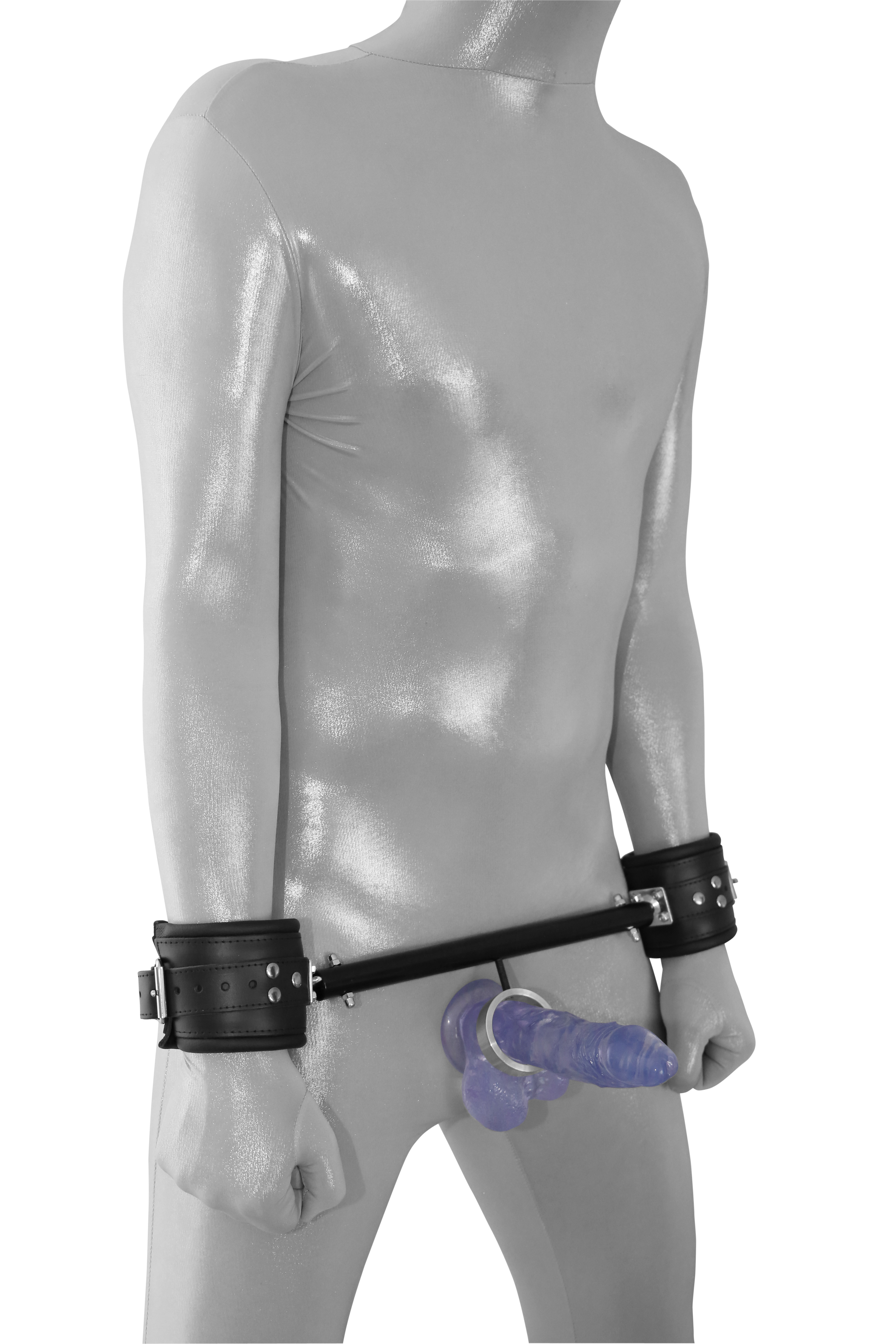 Spreizstange mit Penis Ring und Plug