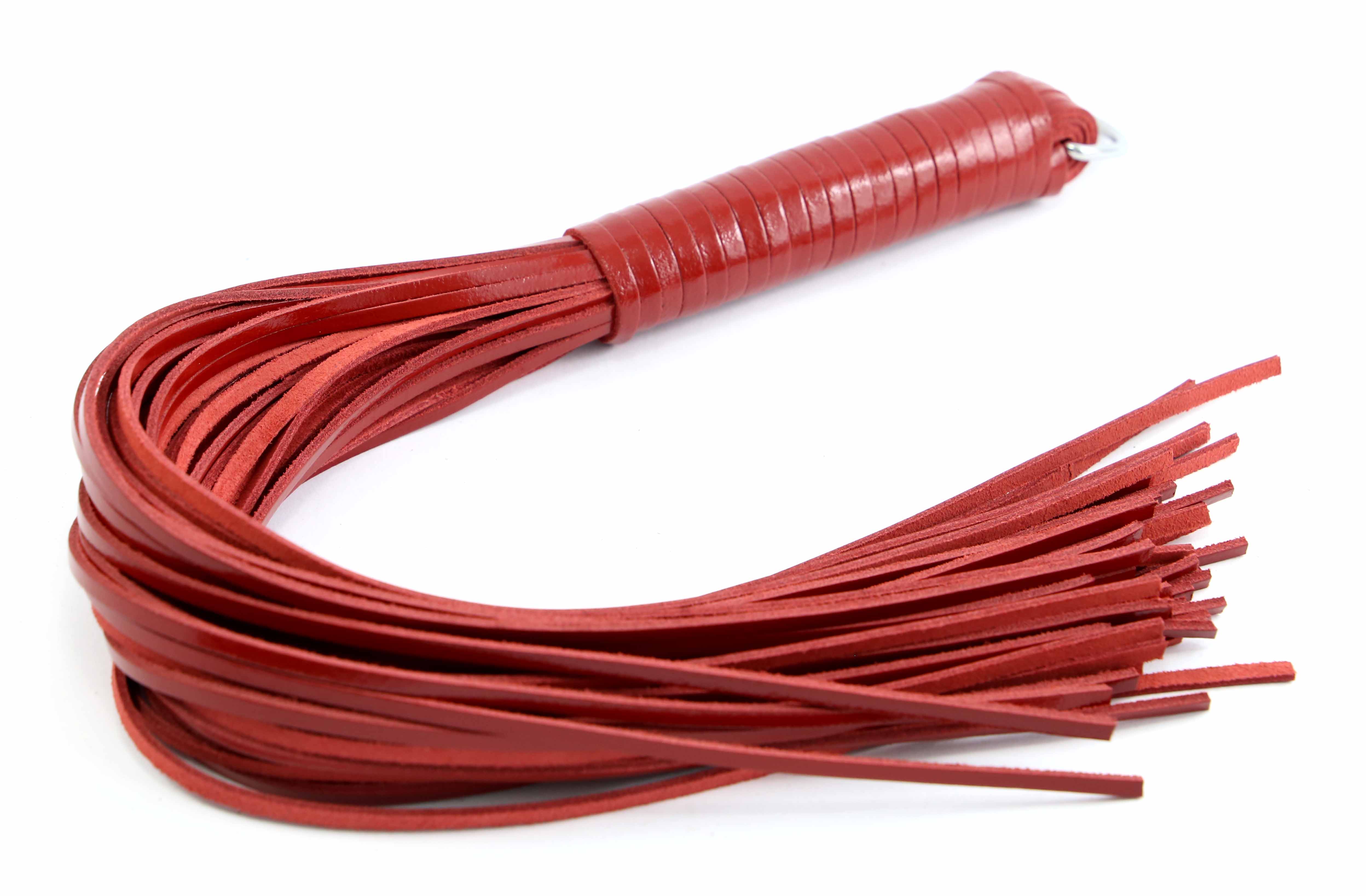 Peitsche "Painted Dark Red"