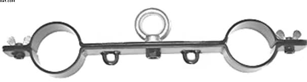 PRANGER METALL - Fesselstahlband 50cm 3 Oesen