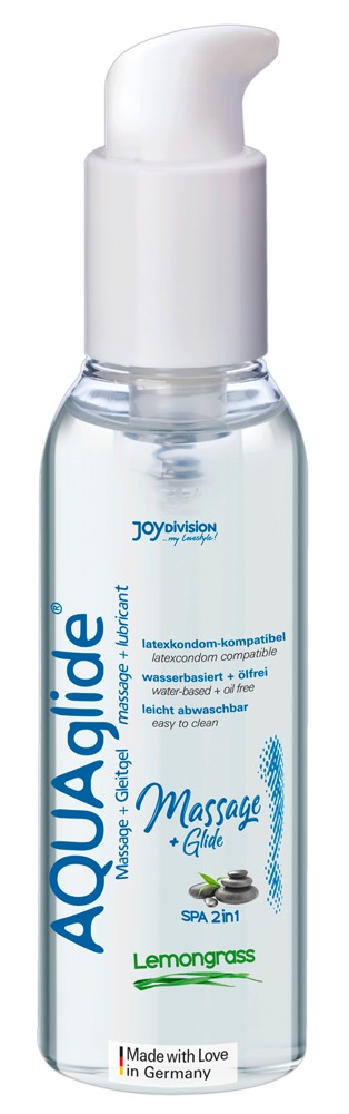 AQUAglide Massage+Glide-Lemongras 200 ml